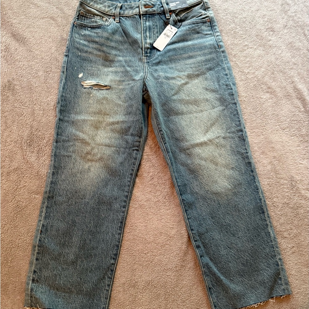 Express Blue Straight Leg Women's Jeans